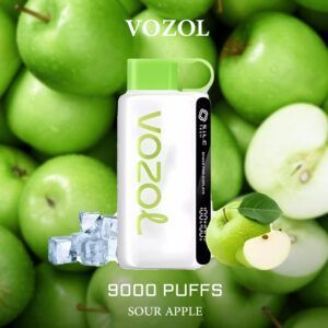 VOZOL SOUR APPLE - 9000 PUFFS